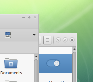 gtk3 window controls