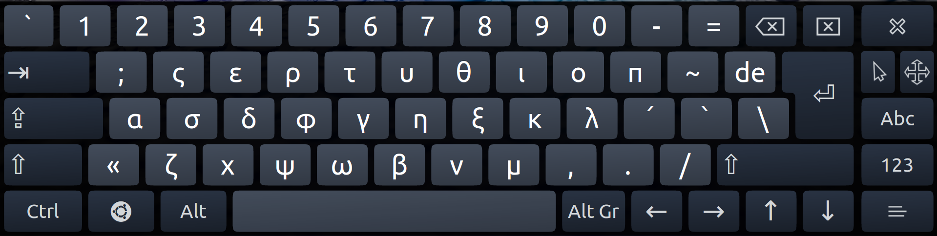 Windows Polytonic Greek Keyboard Layout